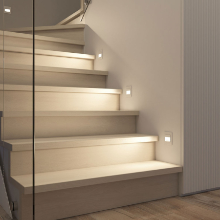 Подсветка ступеней лестницы Denkirs DK3050-WH