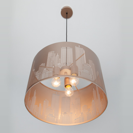 Подвесной светильник Eurosvet 50066/3 золотой