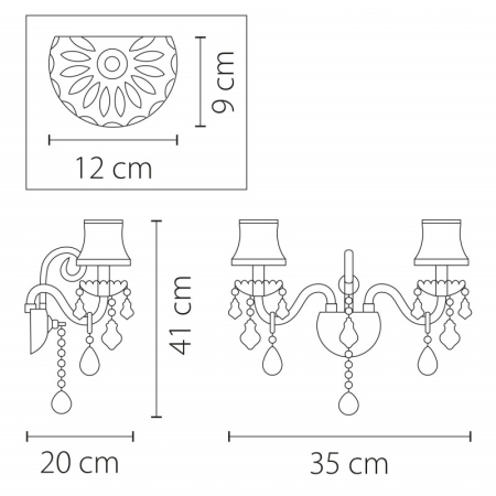 Бра Lightstar 715627