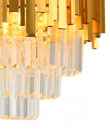 Каскадная люстра Natali Kovaltseva VERTIGO 81440/6C GOLD