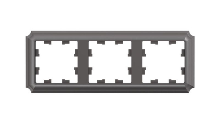 Рамка 3-м AtlasDesign Antique универс. мокко SE ATN100603