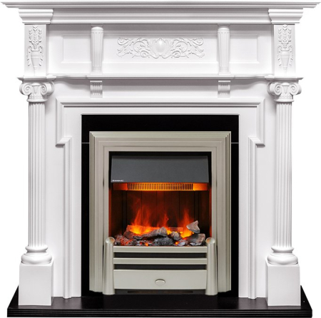 Dimplex Каминокомплект Oxford - Белый с очагом Chesford