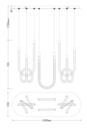 Подвесная люстра Fluorite FL1180-6P