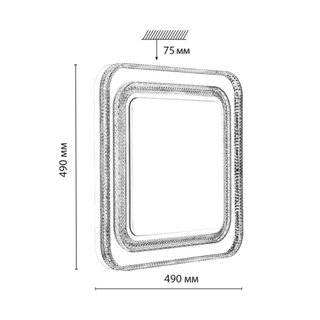 Накладной светильник Sonex 7685/EL