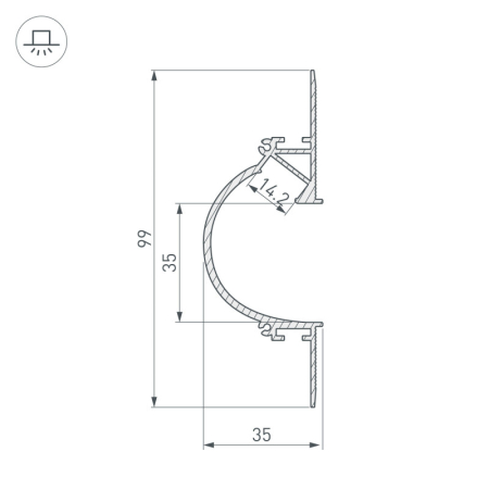 Профиль Arlight 034982