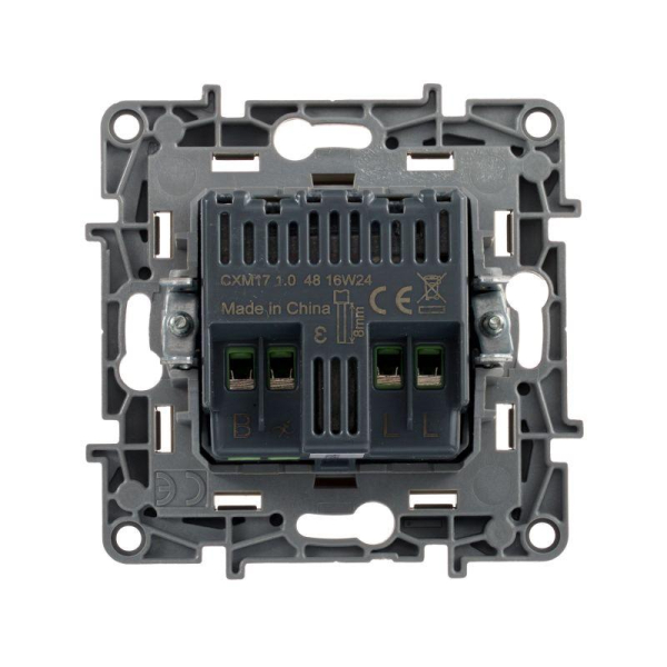 Механизм светорегулятора поворотного СП Etika 300Вт без нейтрали сл. кость IEK 672319