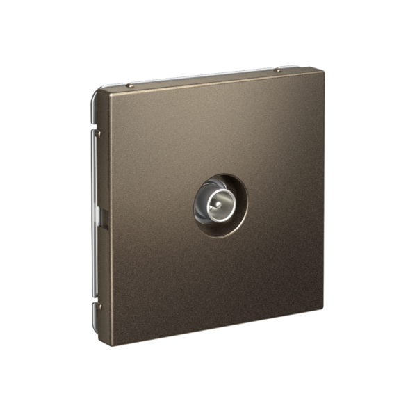 Розетка телевизионная оконечная TV ArtGallery 1дБ механизм мокко SE GAL000691