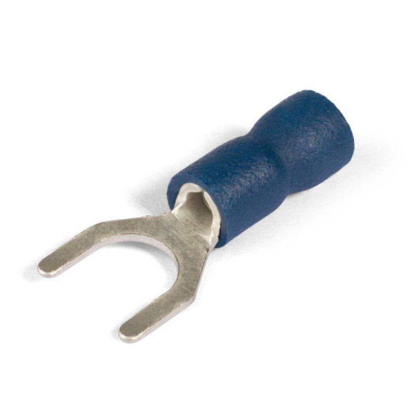 Наконечник кабельный вилочный изолированный НВИ 6.0-4 EasyFix КВТ 90904