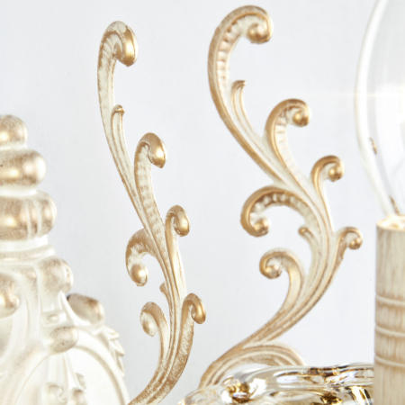 Бра Eurosvet 3281/2 белый с золотом/тонированный хрусталь Strot