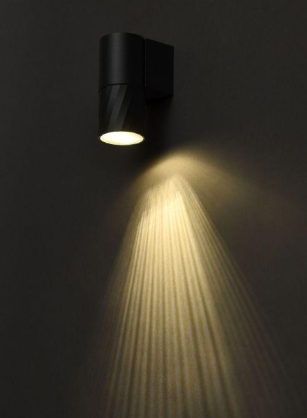 Светильник 5220 GU10 IP65 уличный настенный черн. IEK LT-UBU0-5220-GU10-1-K02