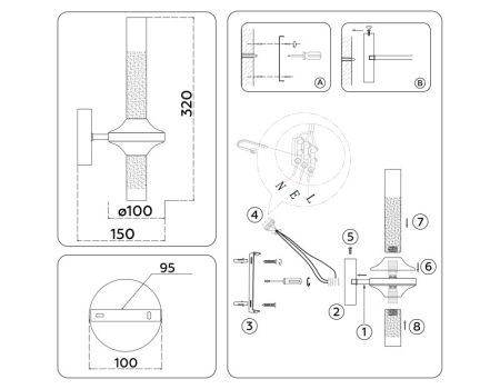 Бра Ambrella Light LH55362