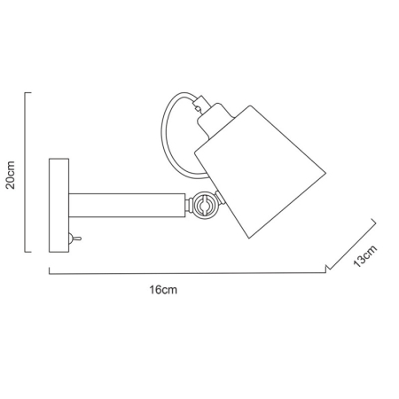 Бра ARTE Lamp A7141AP-1WH