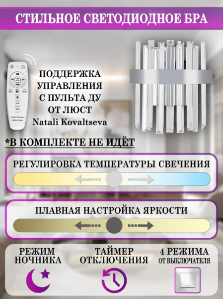 Бра Natali Kovaltseva LED LAMPS 81123/1W