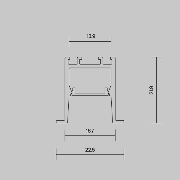 Профиль Maytoni Technical 632013