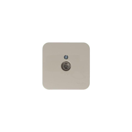 Розетка телевизионная TV ОП Blanca коннектор с изолир. пластиной беж. SE BLNTA000017