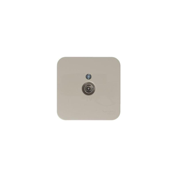 Розетка телевизионная TV ОП Blanca коннектор с изолир. пластиной беж. SE BLNTA000017