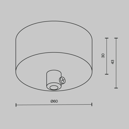 Крепеж Maytoni Technical CA032B-B