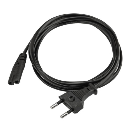 Шнур сетевой, вилка СЕЕ 7/16 - разъем IEC 320 C7, кабель 2x0,5 мм², длина 1,8 метра (PE пакет) REXANT