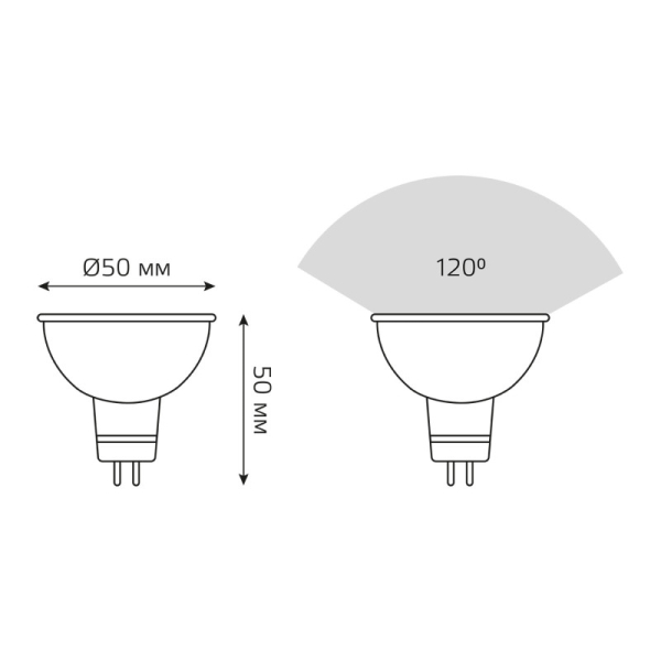 Светодиодная лампа Gauss 201505105