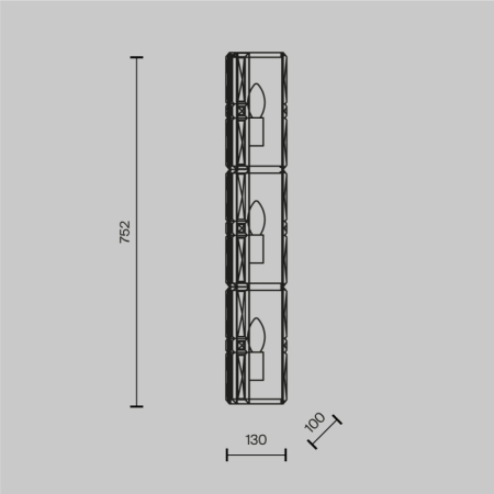 Торшер Maytoni MOD094WL-03G