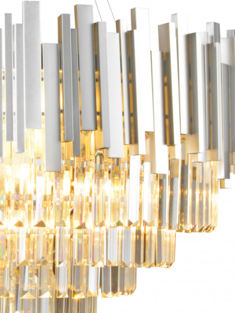 Подвесная люстра Natali Kovaltseva VERTIGO 81440/12C SILVER