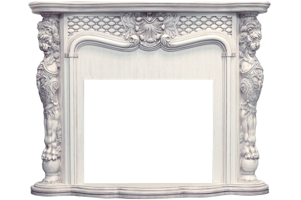 Dimplex Каминокомплект Castle - Слоновая кость с темной патиной с очагом Symphony 30'' DF3020-INT