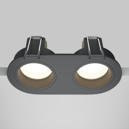 Встраиваемый светильник Maytoni Technical DL126-02-GU10-B