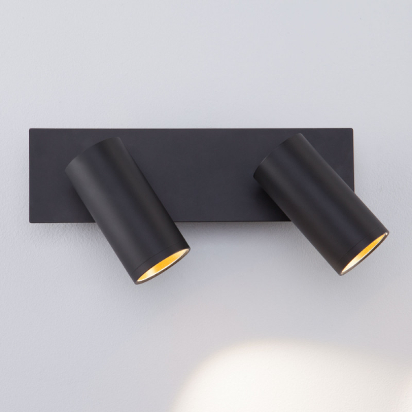 Спот Eurosvet 20066/2 черный/золото 10W