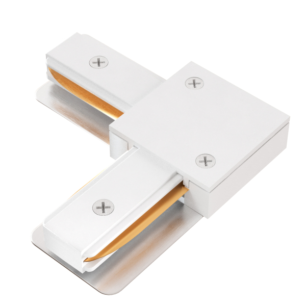 Crystal Lux Соединитель L-образный (однофазный) Crystal Lux CLT 0.211 07 WH