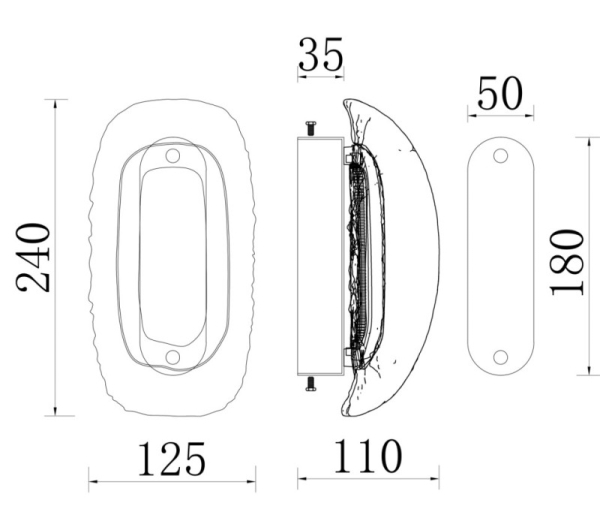 Бра Fluorite FL1183-2W