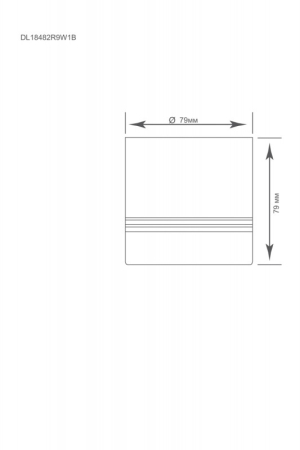 Накладной светильник Donolux DL18482R9W1B
