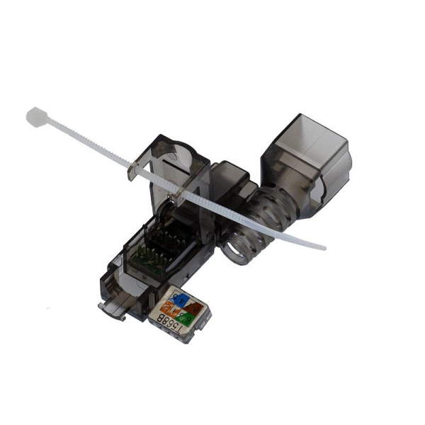 Коннектор 8P8C STP кат.6A RJ-45 безынструментальный (DIY) SUPRLAN 10-0240-1