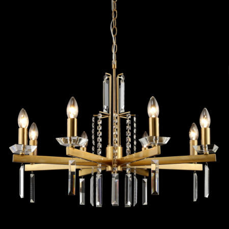 Подвесная люстра Crystal Lux MARRON SP8 BRASS