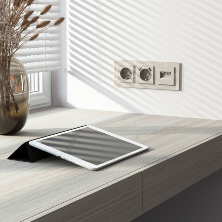 Розетка Werkel W1271104 дымчатый