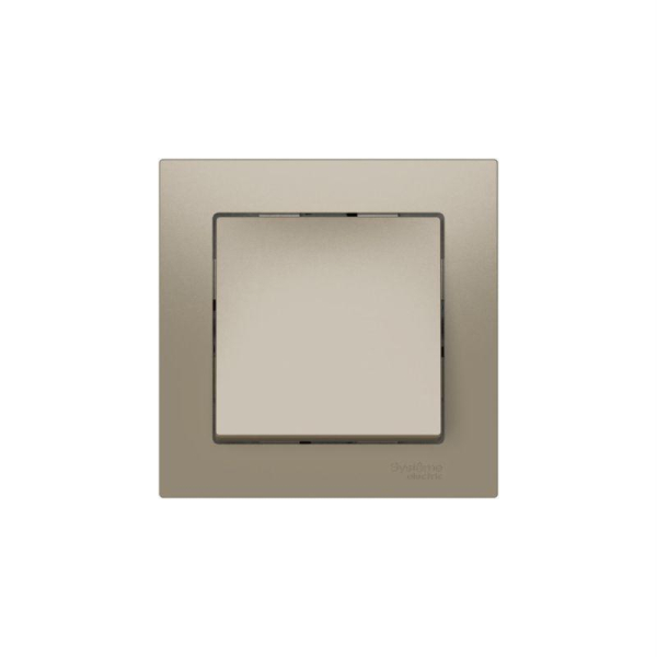 Выключатель 1-кл. AtlasDesign (сх. 1) 10AX быстрозажим. клем. в сборе шампань SE ATN000512S