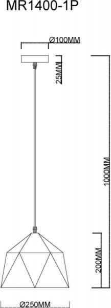 Подвесной светильник MyFar MR1400-1P