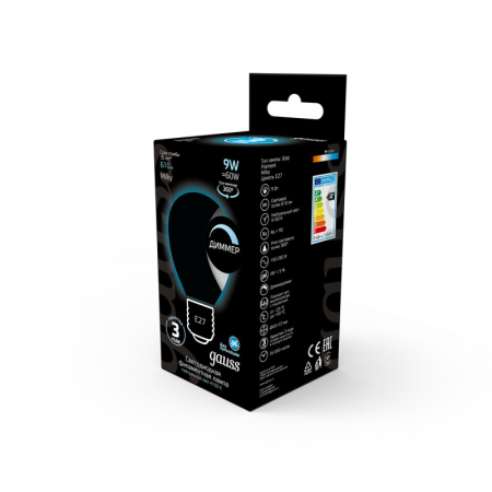 Светодиодная лампа Gauss 105202209-D