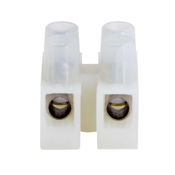 Колодка клеммная винтовая 2х2.5кв.мм 24А полиамид 450В 110град.C DKC 43102NY