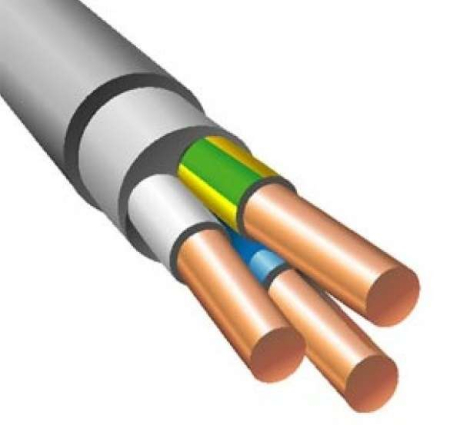 Кабель NUM-J 3х2.5 (бухта) (м) ЭлектрокабельНН M0001215