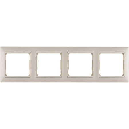 Рамка 4-м Valena горизонт. сл. кость IEK 774354