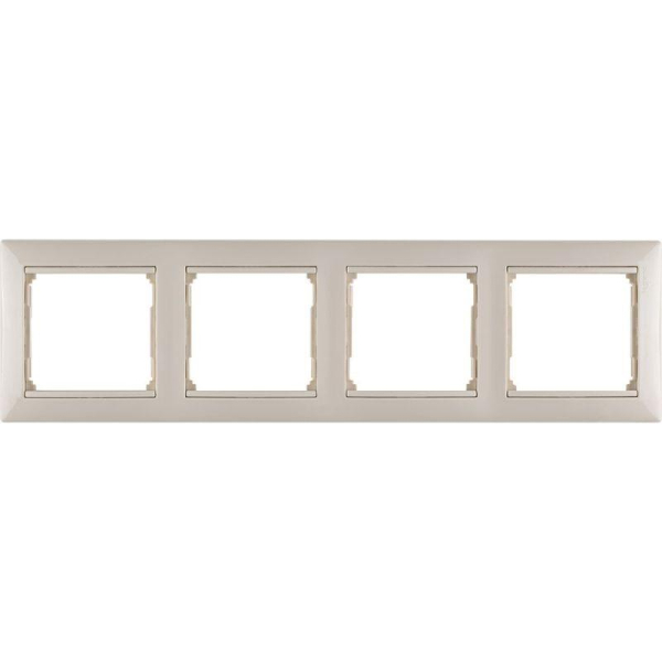 Рамка 4-м Valena горизонт. сл. кость IEK 774354