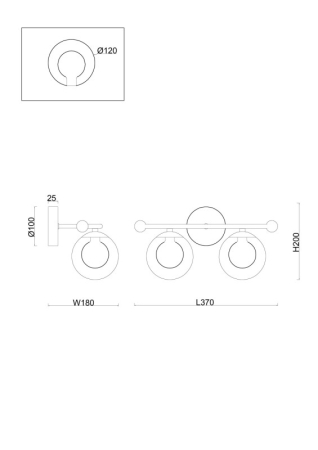 Бра Freya FR5262WL-02BS