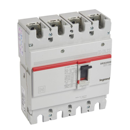 Выключатель автоматический 4п 225А 36кА DRX250 стационарн. Leg 027134