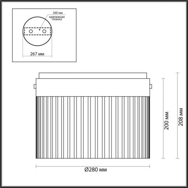 Накладной светильник Odeon Light 5047/24LC