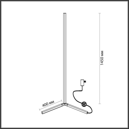 Торшер Odeon Light 4335/6FL