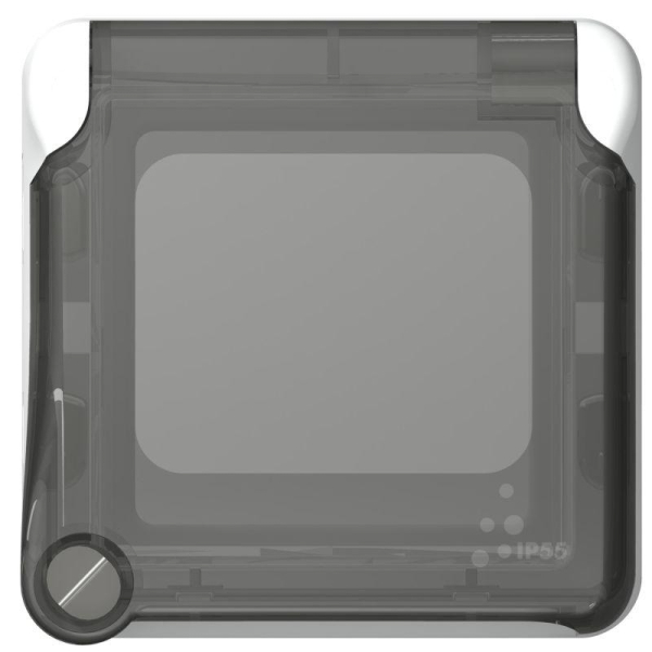 Адаптер 1-м Mosaic для серии Plexo 2мод. с крыш. IP55 Leg 069580