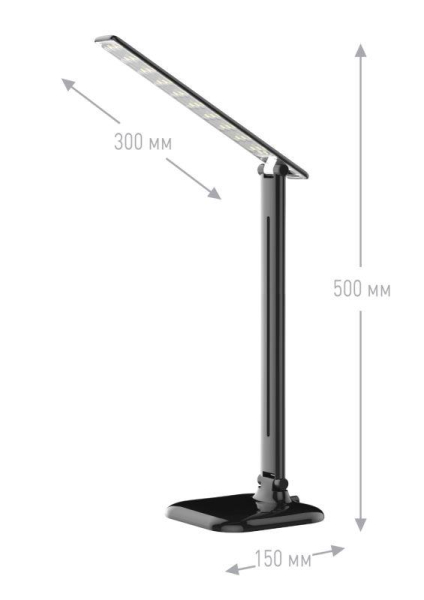 Светильник UF-716 C02 LED 11Вт черн. Ultraflash 13788