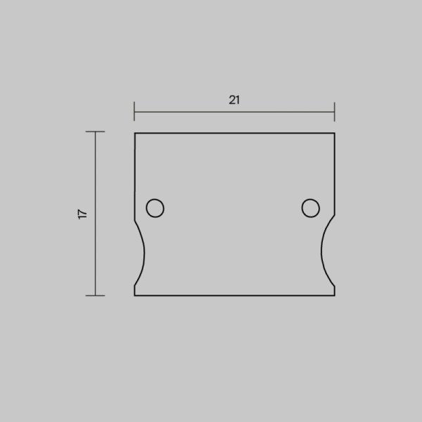 Заглушка профиля Maytoni Technical 642057
