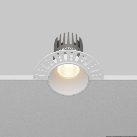 Встраиваемый светильник Maytoni Technical DL119-10W-3K-TRS-W