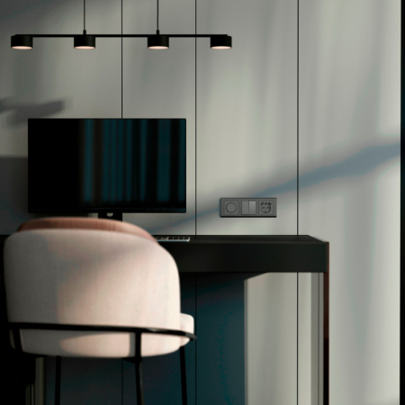 Диммеры Werkel W1142004 Диммер N (графит рифленый)